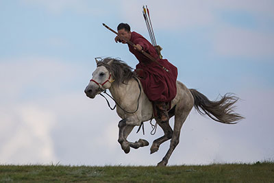 horseback archery mongolia 